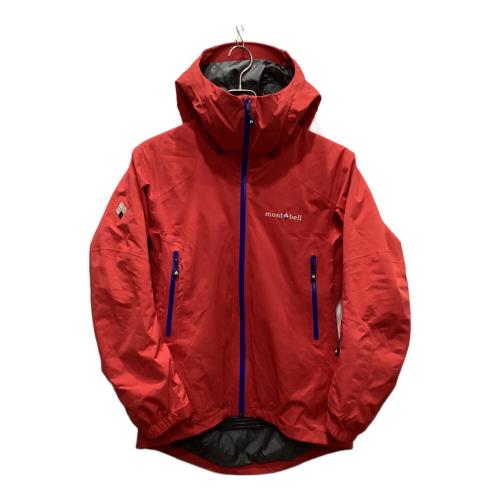 mont-bell (モンベル) トレッキングウェア(ジャケット) メンズ SIZE M レッド ケース付 1102493 ストームパーカ スノースポーツ対応