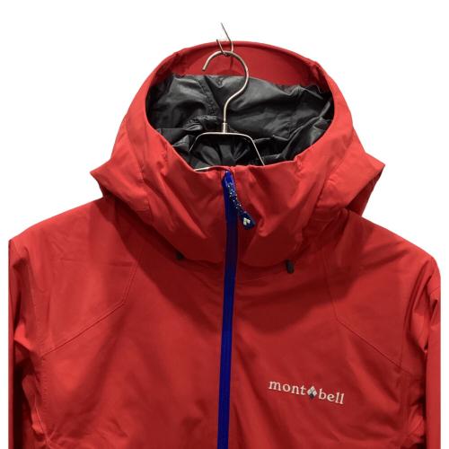 mont-bell (モンベル) トレッキングウェア(ジャケット) メンズ SIZE M レッド ケース付 1102493 ストームパーカ スノースポーツ対応
