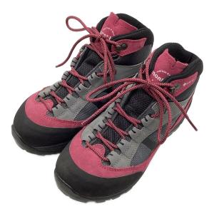 mont-bell (モンベル) トレッキングシューズ レディース SIZE 23.5cm ブラック×ピンク 1129638 マウンテンクルーザー600 ミドルカット