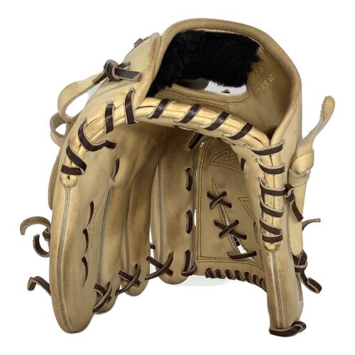 ZETT (ゼット) 軟式グローブ 約28㎝ ベージュ ケース付 PRO STATUS 投手用 BRGB30111