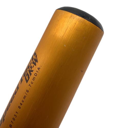 硬式バット オレンジ色 約84cm ゼット 硬式金属バット ゼットパワー 新