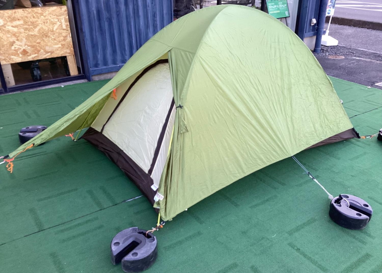 RIPEN (ライペン) 登山用テント グリーン エアライズ2｜トレファクONLINE