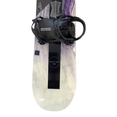 SALOMON (サロモン) スノーボード 153cm ブラック×ホワイト 22/23