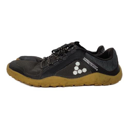 VIVOBARE FOOT (ビボベアフット) トレッキングシューズ レディース 24-24.5cm ブラック プライマストレイルニット ローカット 国内代理店表記 有