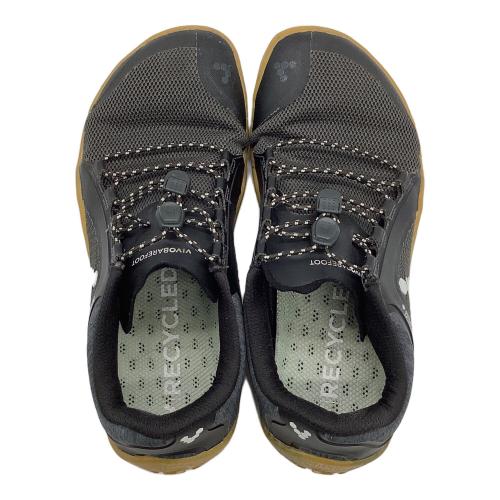 VIVOBARE FOOT (ビボベアフット) トレッキングシューズ レディース 24-24.5cm ブラック プライマストレイルニット ローカット 国内代理店表記 有