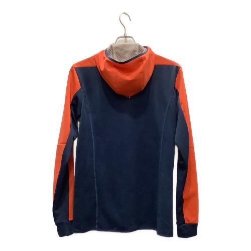 NORRONA (ノローナ) トレッキングウェア(フリース) メンズ SIZE M オレンジ×ネイビー 1815-22 フォルケティンウォーム2オクタフード Falketind Warm2 Octa Hood