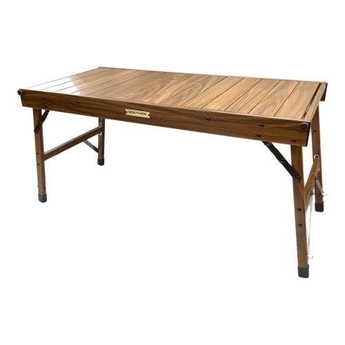 BROOKLYN WORKS アウトドアテーブル ブラウン アルミバーナーテーブル