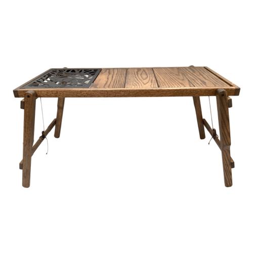 KIMI CAMP アウトドアテーブル ブラウン IGT規格 インフィニティウッドテーブル