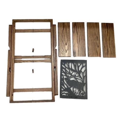 KIMI CAMP アウトドアテーブル ブラウン IGT規格 インフィニティウッドテーブル