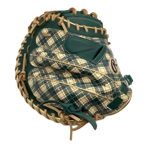 RAWLINGS (ローリングス) 軟式グローブ 33インチ グリーン タータンチェック HYPER TECH GRAPHIC キャッチャーミット GR4FHTG2AF