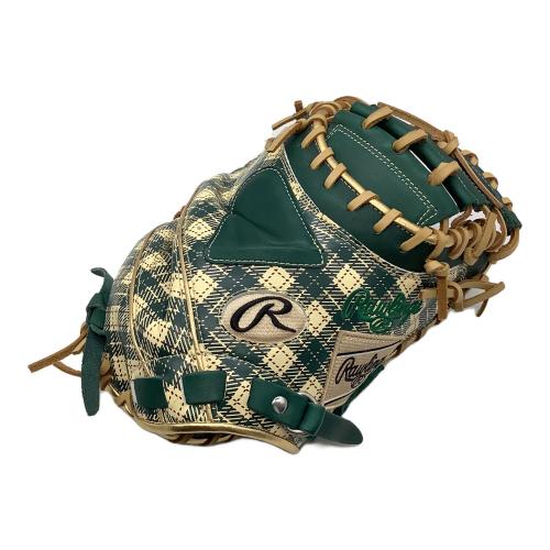 RAWLINGS (ローリングス) 軟式グローブ 33インチ グリーン タータンチェック HYPER TECH GRAPHIC キャッチャーミット GR4FHTG2AF