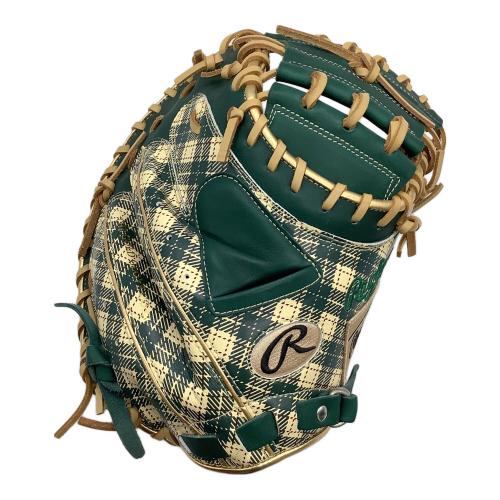 RAWLINGS (ローリングス) 軟式グローブ 33インチ グリーン タータンチェック HYPER TECH GRAPHIC キャッチャーミット GR4FHTG2AF