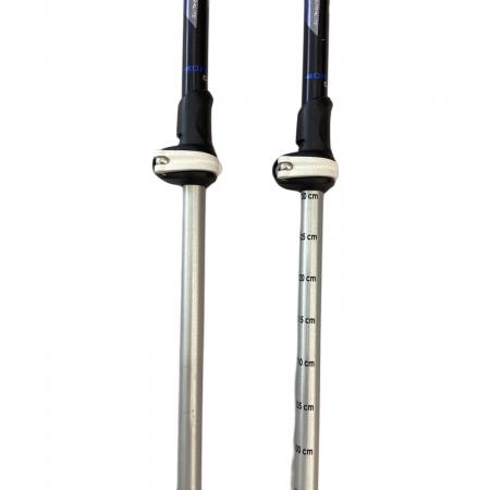 LEKI (レキ) トレッキングポール 95~130㎝ シルバー×ブルー サーモ 