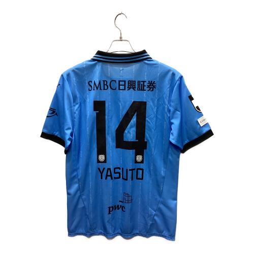 川崎フロンターレ サッカーユニフォーム メンズ SIZE XL スカイブルー PUMA 2025 ユニフォーム ホーム 半袖【14】脇坂泰斗 783448-11