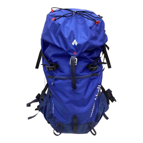mont-bell (モンベル) バックパック 60L ブルー アルパインパック 60 背面長 51cm以上 50L～(テント泊)