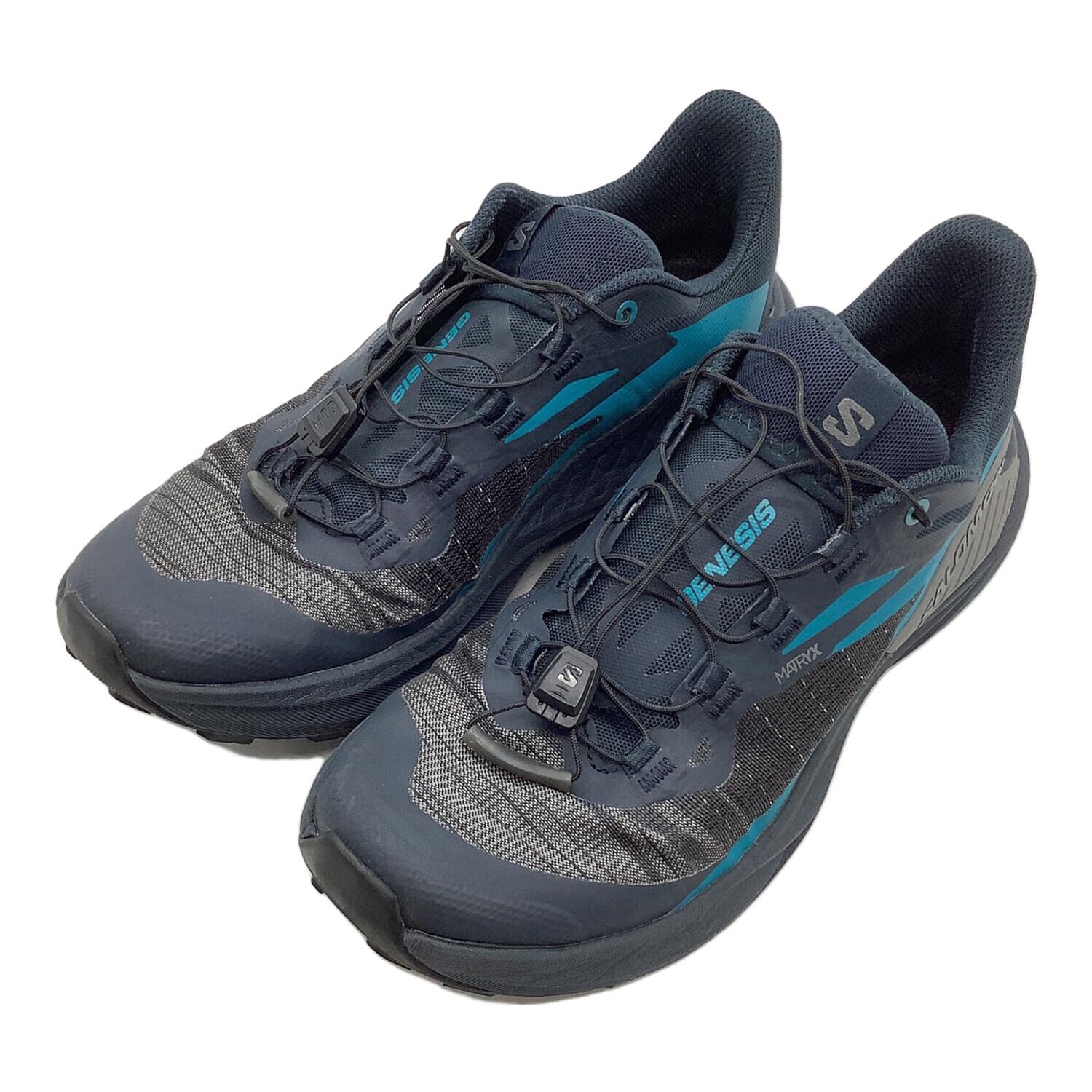 Salomon ランニングシューズ ブラック／ネイビー 23センチ SALOMON (サロモン) ランニングシューズ メンズ SIZE 25cm ネイビー