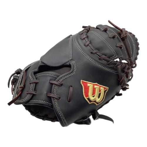 Wilson (ウィルソン) 硬式グローブ ブラック ケース付 Wilson Staff キャッチャーミット