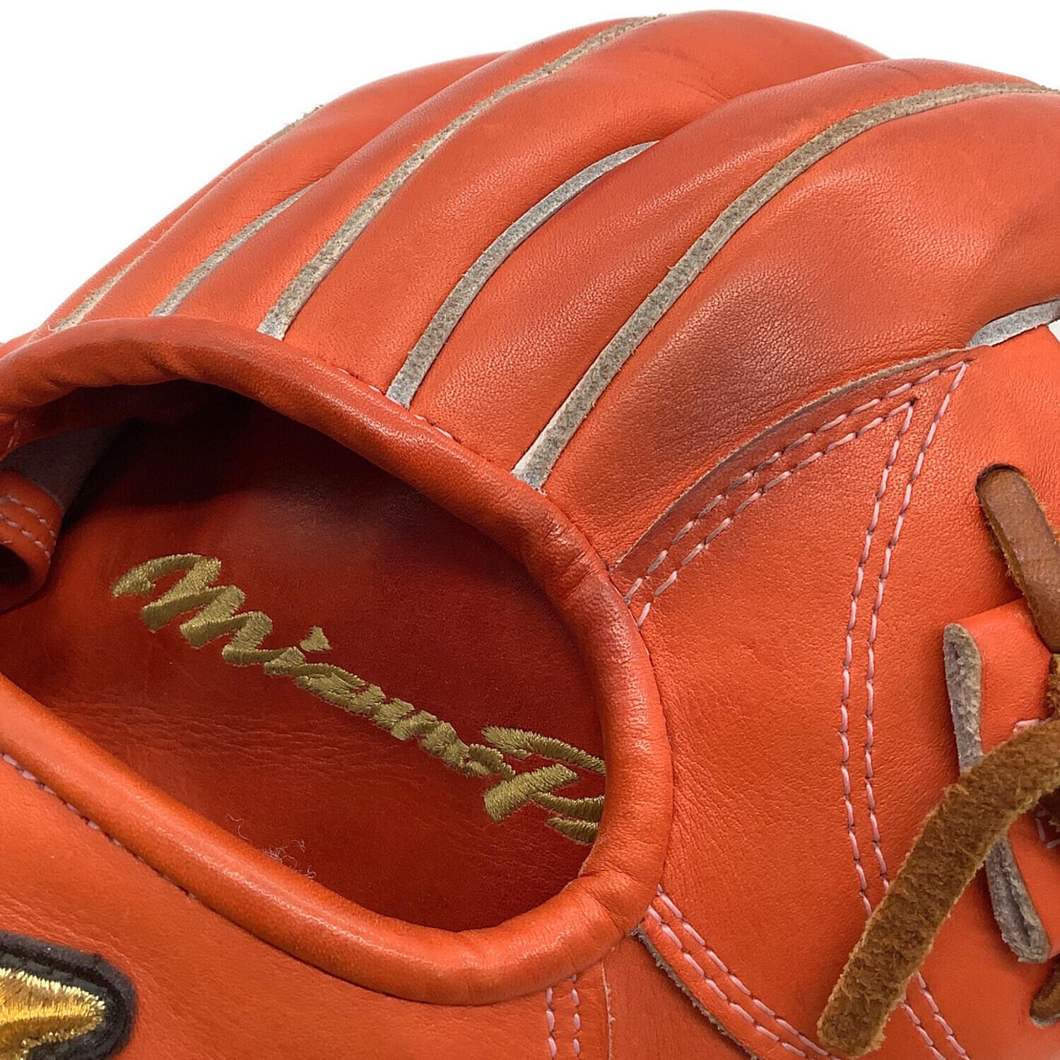 MIZUNO (ミズノ) 硬式グローブ オレンジ HAGAJAPAN 耕作印 @ MIZUNO