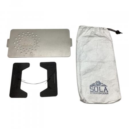 SOLA TITANIUMGEAR (ソラチタニウムギア) アウトドアテーブル グレー