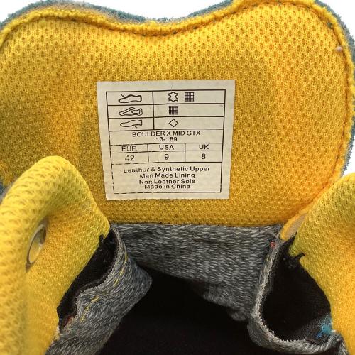 LA SPORTIVA (スポルティバ) トレッキングシューズ メンズ SIZE 27cm ブルー ボルダー エックス ミッド GTX ミドルカット GORE-TEX