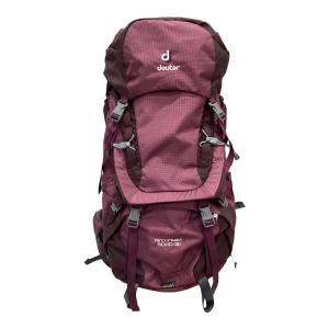 deuter (ドイター) バックパック 60L パープル エアコンタクトライト50+10 背面長 51cm以上 50L～(テント泊)
