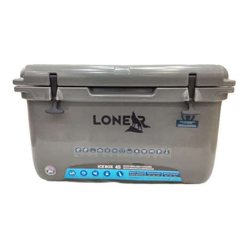LONER OUTDOOR クーラーボックス 45QT/約42L グレー アイスボックスクーラー45QT