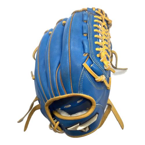 MIZUNO (ミズノ) 軟式グローブ ブルー グローバルエリート オーダー 耕作印 Global Elite Order 内野用