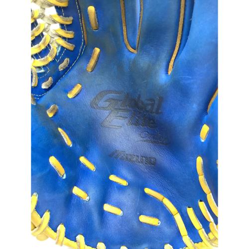MIZUNO (ミズノ) 軟式グローブ ブルー グローバルエリート オーダー 耕作印 Global Elite Order 内野用