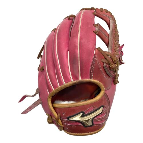MIZUNO (ミズノ) 軟式グローブ ピンク グローバルエリート オーダー 耕作印 Global Elite Order 内野用