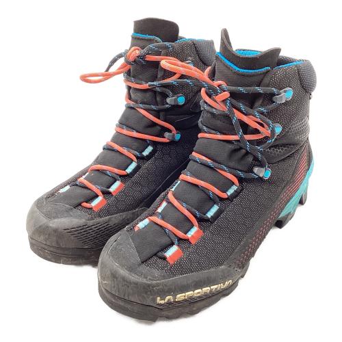 LA SPORTIVA (スポルティバ) トレッキングシューズ メンズ SIZE 25.5cm ブラック×スカイブルー エクイビリウムST ハイカット(ハードソール) GORE-TEX