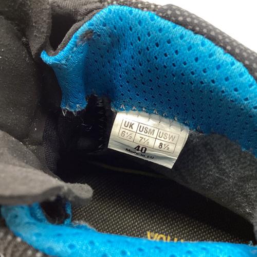 LA SPORTIVA (スポルティバ) トレッキングシューズ メンズ SIZE 25.5cm ブラック×スカイブルー エクイビリウムST ハイカット(ハードソール) GORE-TEX