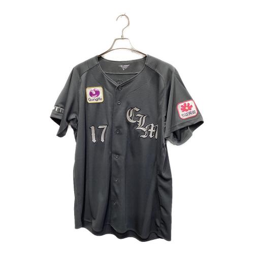 千葉ロッテマリーンズ 応援グッズ SIZE O グレー ビジター【17】佐々木朗希 ユニフォーム レプリカ 12JRMM8217