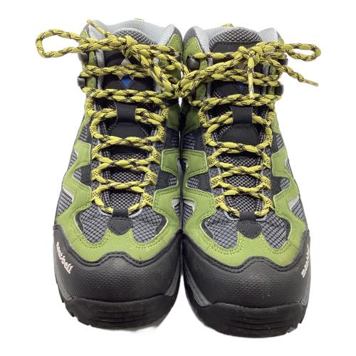 mont-bell (モンベル) トレッキングシューズ メンズ SIZE 27.5cm グリーン×ブラック ハイカット(ソフトソール) GORE-TEX