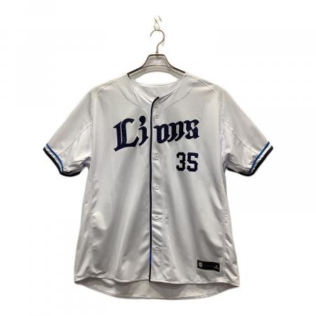 西武ライオンズ　松原聖弥 ユニフォーム LARGE 埼玉西武ライオンズ 応援グッズ SIZE XL ホワイト 【35】松原聖弥