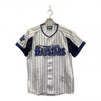 横浜DeNAベイスターズ 応援グッズ SIZE M ホワイト 複数名のサイン有 ユニフォーム 2012-14時期ホームユニフォーム