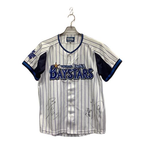 横浜DeNAベイスターズ 応援グッズ SIZE M ホワイト 複数名のサイン有 ユニフォーム 2012-14時期ホームユニフォーム
