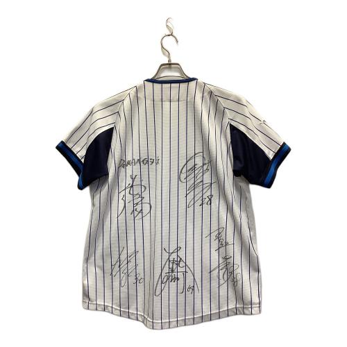 横浜DeNAベイスターズ 応援グッズ SIZE M ホワイト 複数名のサイン有 ユニフォーム 2012-14時期ホームユニフォーム