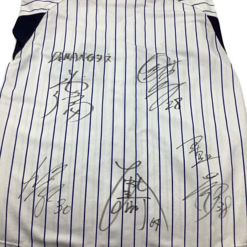 横浜DeNAベイスターズ 応援グッズ SIZE M ホワイト 複数名のサイン有 ユニフォーム 2012-14時期ホームユニフォーム