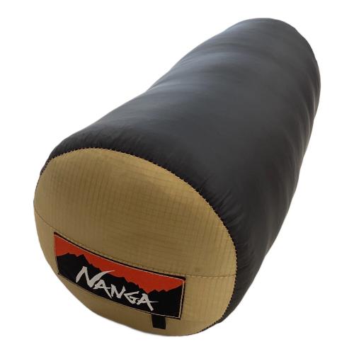 NANGA (ナンガ) マミー型シュラフ(ダウン) Mサイズ ネイビー×ブラウン オーロラ400STD 【春～秋用】