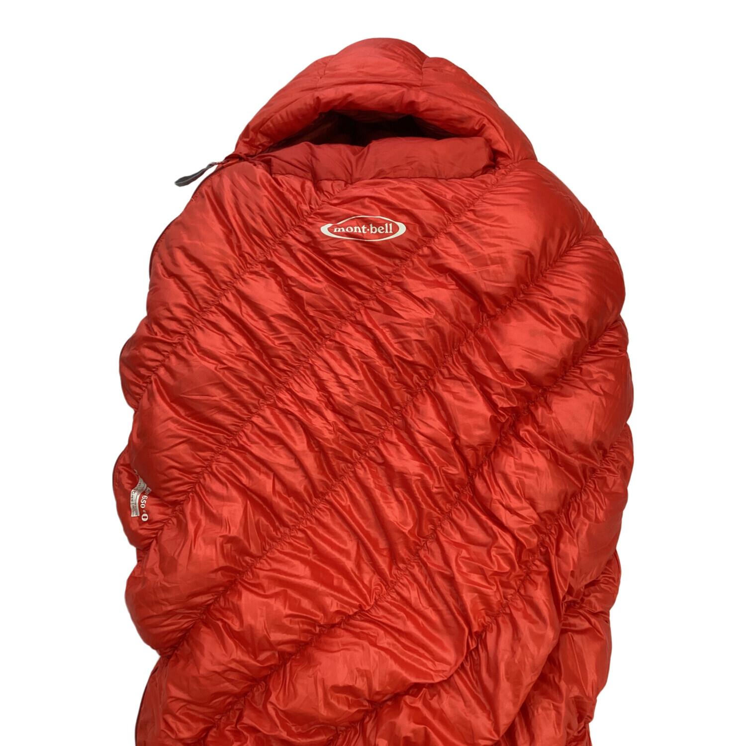 mont-bell (モンベル) マミー型シュラフ(ダウン) オレンジ Rジップ