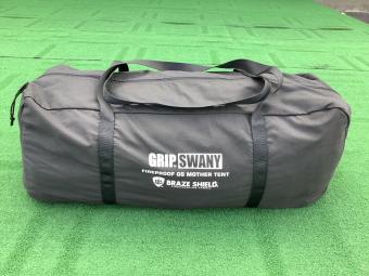 GRIP SWANY (グリップスワニー) モノポールテント ヨゴレ有 GST-04 FIRE PROOF GS MOTHER TENT 約420×420×280(h)cm 2～4人用 程度B 程度A スカートあり TC素材