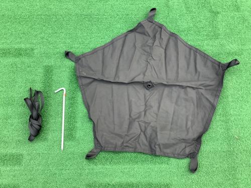 GRIP SWANY (グリップスワニー) モノポールテント ヨゴレ有 GST-04 FIRE PROOF GS MOTHER TENT 約420×420×280(h)cm 2～4人用 程度B 程度A スカートあり TC素材