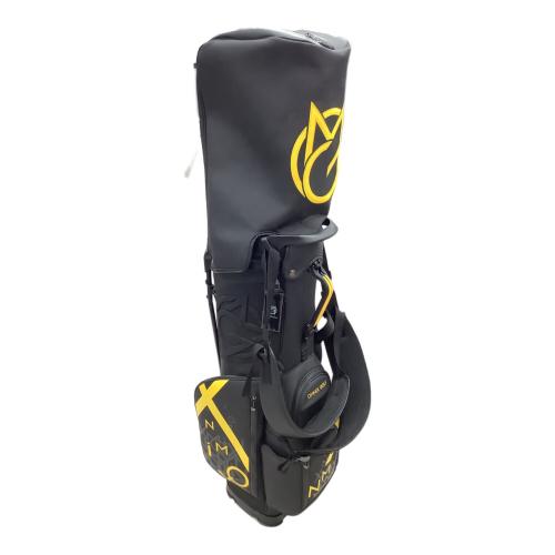 OMNIX キャディバッグ ブラック 8.5型 4分割 スタンド型 軽量スタンドキャデイ