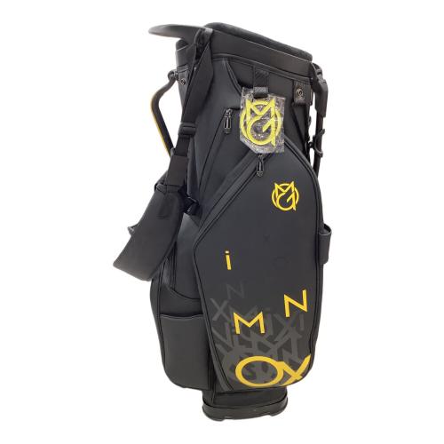OMNIX キャディバッグ ブラック 8.5型 4分割 スタンド型 軽量スタンドキャデイ