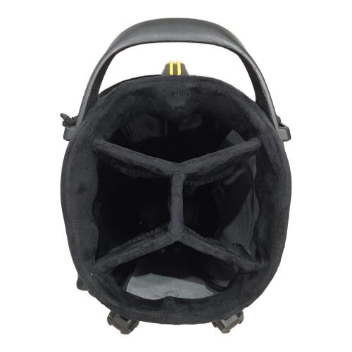 OMNIX キャディバッグ ブラック 8.5型 4分割 スタンド型 軽量スタンドキャデイ