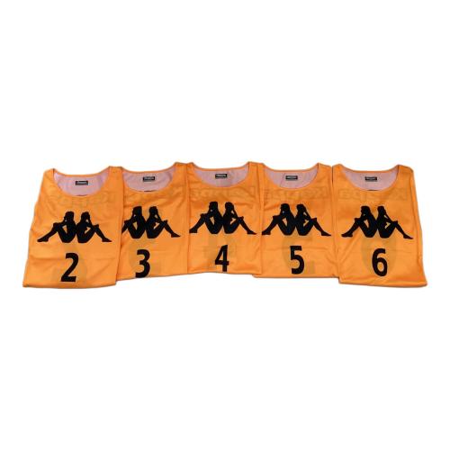 KAPPA (カッパ) サッカーウェア(トップス) ユニセックス SIZE Free オレンジ メッシュビブスセット ビブス