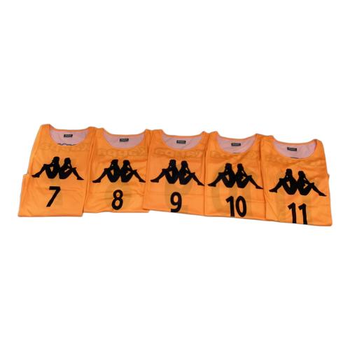 KAPPA (カッパ) サッカーウェア(トップス) ユニセックス SIZE Free オレンジ メッシュビブスセット ビブス
