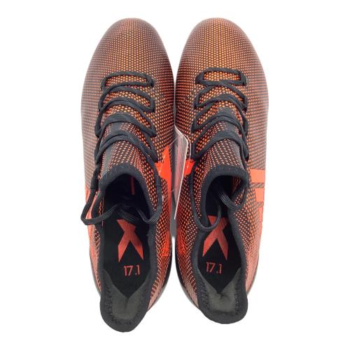 adidas (アディダス) サッカースパイク メンズ SIZE 26cm ブラック×レッド エックス 17.1 S82312