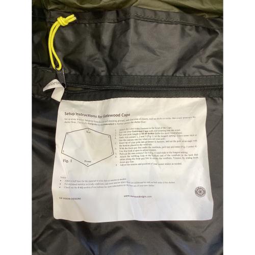 SIX MOON DESIGNS (シックスムーンデザインズ) シェルター フォレストグリーン ゲイトウッドケープ 168×267×115(h)cm 1人用 程度A 程度A