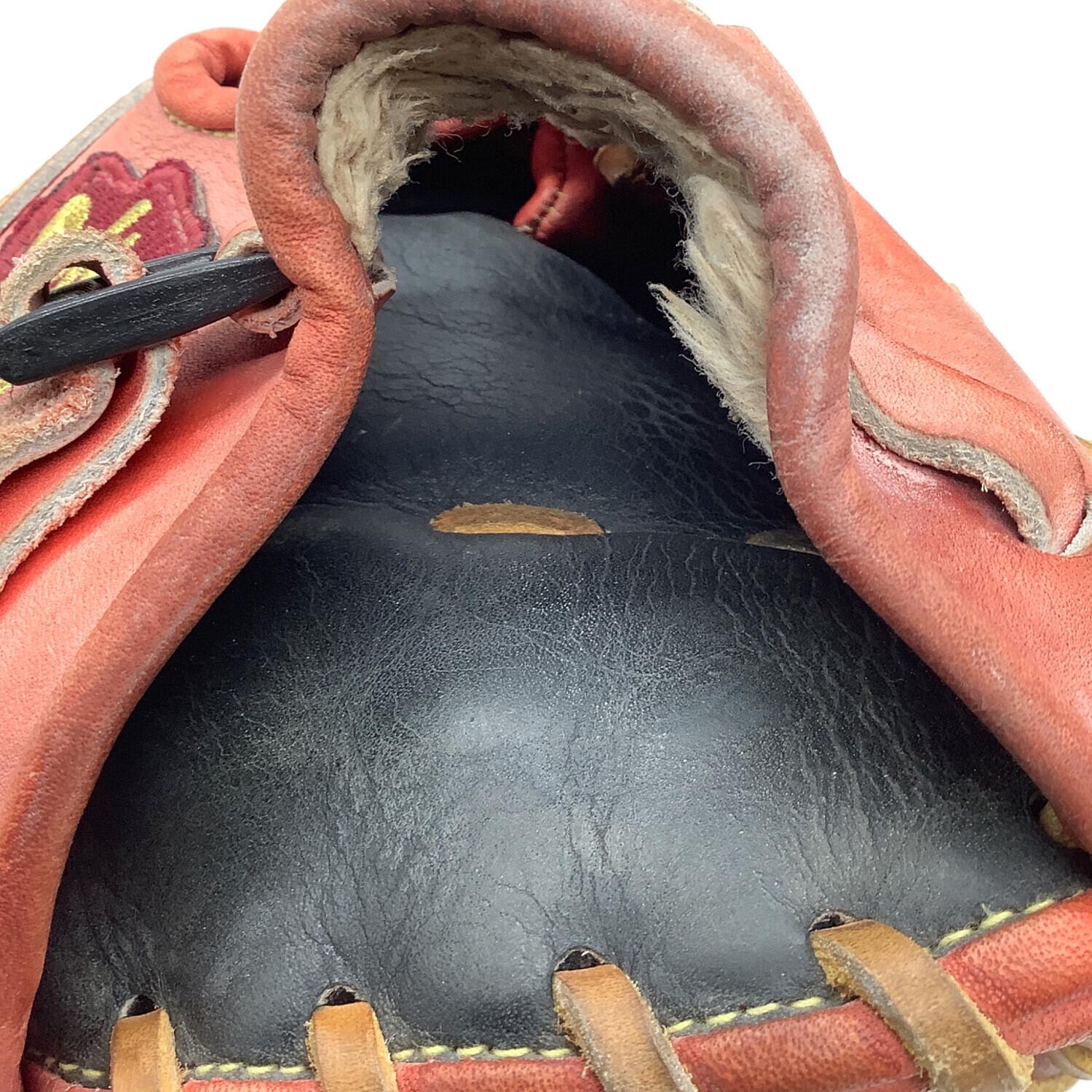 TAMAZAWA ファーストミット　軟式グローブ TAMAZAWA (タマザワ) 軟式グローブ レッド ファーストミット 左投げ用